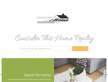 Tablet Screenshot of considerthishome.com